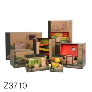 Z3710 Custom Fashionable Popular Design Toy Gift Packaging Boxes with PVC Window