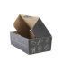 Recyclable Logo Customized Black Cardboard Box Shipping