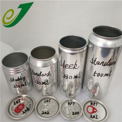 All Types Aluminum Cans Beer Can Soft Drink Can 500ml