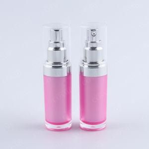 Plastic Clear Airless Bottle for Cosmetic Packaging