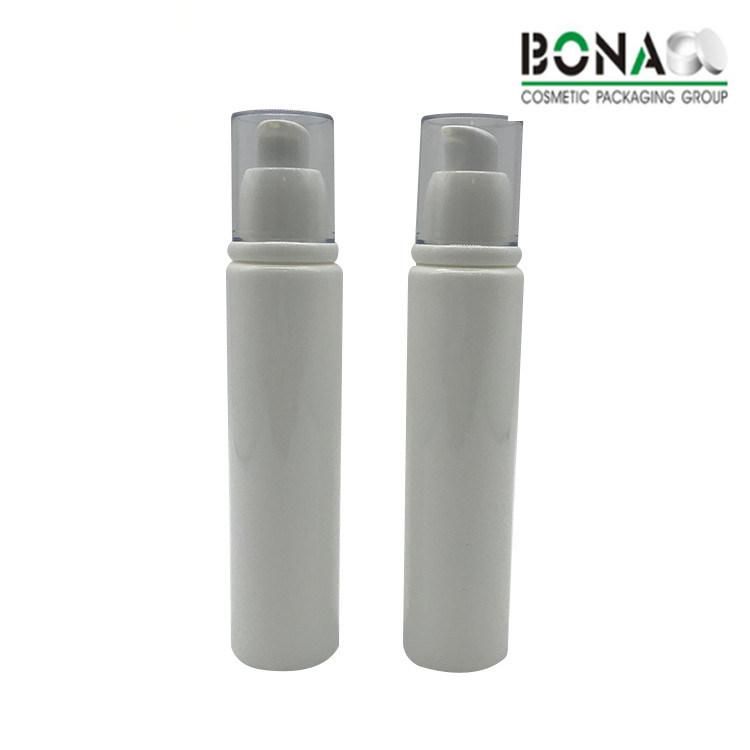 30ml 50ml PCR Matte Black Soft Touch Tube with Airless Pump for Cosmetic Packaging