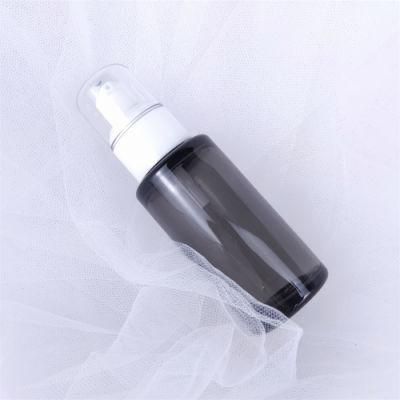 Thick Wall Cylindrical Pet Cosmetic Toner Bottle with Screw Cap