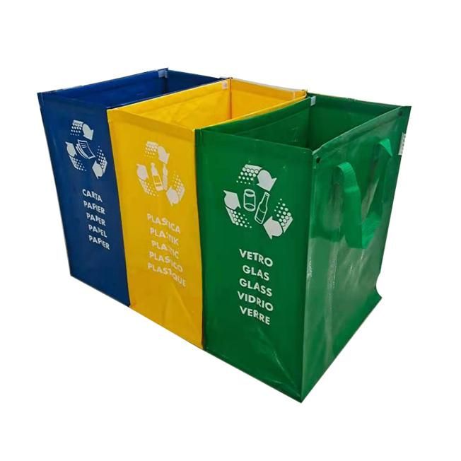 Garden Refuse Bags Waterproof Rubbish Refuse Sacks with Handles, Reusable Garden Lawn Bag, Large-Capacity Leaf Container Bag, Portable Garbage Yard Bag