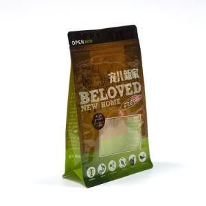 Ziplock Dog Food Treats Plastic Packaging Bag with Visible Window