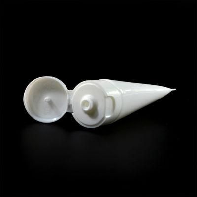 White Clear Refillable Empty Plastic Squeeze Soft Tubes for Body Lotion Shower Gel Shampoo Cleanser Pack