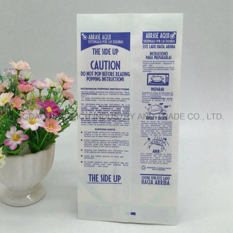 Food Grade Packaging Paper Bag Eco Friefoodndly Heat Seal Microwave Paper Bag
