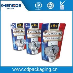 Printed Plastic Laminated Stand up Bag with Zipper for Salt Packaging