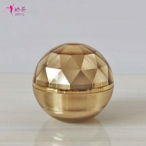 30g Ball Shape Cream Jar with Diamond Surface Cap for Skin Care Packaging