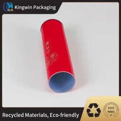 Biodegradable Tea Packaging Eco Friendly Custom Design Kraft Paperboard Tube
