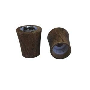 Screw Top Design Natural Color Wood Cap for Reed Diffuser Bottles