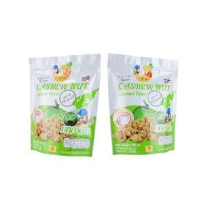 Recyclable Plastic Stand up Pouches 100% Compostable Ziplock Peanut Snack Food Packaging Biodegradable Bag
