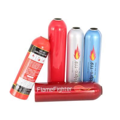 Custom Made High Pressure Aluminum Aerosol Can for Oxygen and Fire Extinguisher Packing