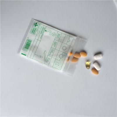 Hospital Use Custom Printed Zipper Tablet Drug Pill Medicine Dispensing Bag