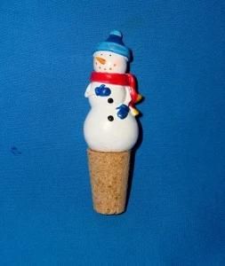 Christmas Decorative Snowman Bottle Stoppers