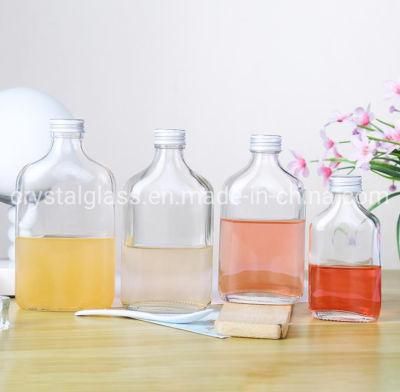 300ml Small Flat Wine Beverage Glass Bottles