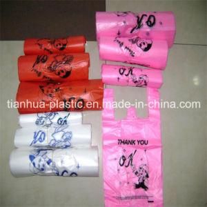LDPE/HDPE Printing T-Shirt Plastic Bag on Roll