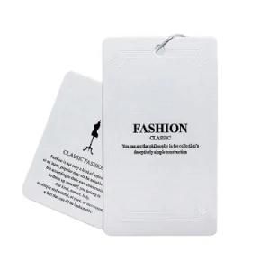 High Quality Garment Labels Swing Printed Paper Hang Clothing Custom Logo Tag
