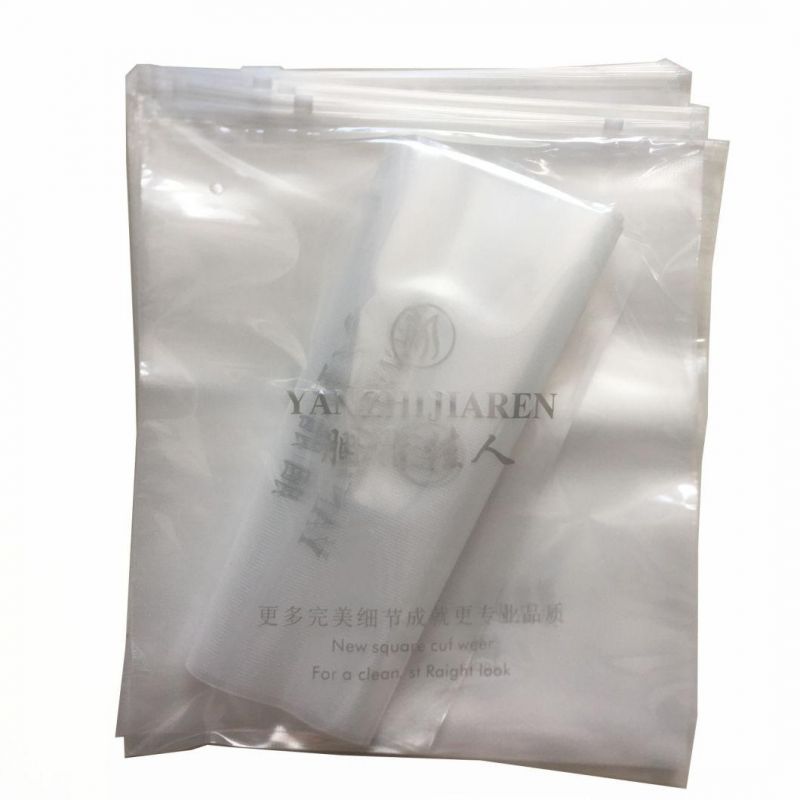 Customized Printing Ziplock Bag for Clothing Packaging Poly Bag CPE Plastic Bag