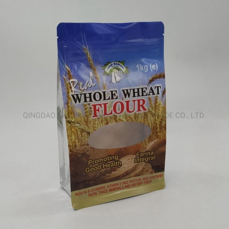 1 Kg 500g 2kg Wheat Flour Plastic Packing Bags Zipper Bag