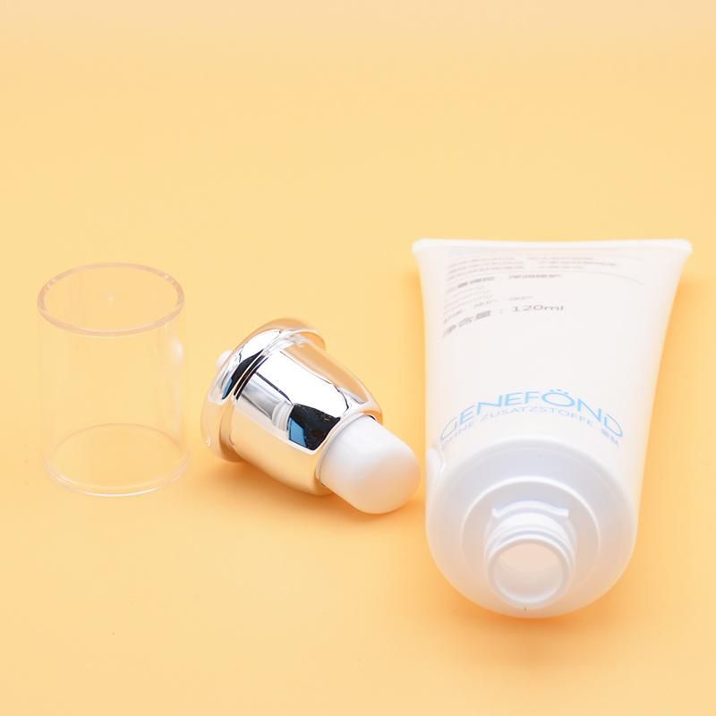 Airless Pump Packaging Tube Cosmetic Plastic Clear Plastic PE Tube