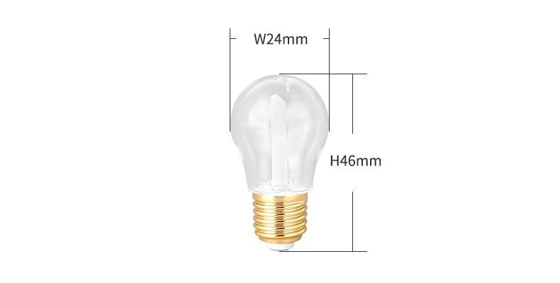 Special Novelty Gold Silver Light Bulb Shape Empty Liquid Lipstick Tubes Packaging Plastic Lip Gloss Tube with Brush