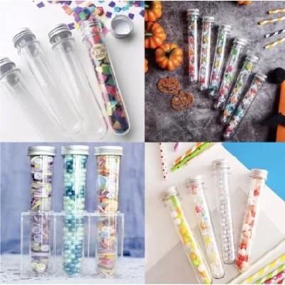 30ml Transparent Plastic Test Tube for Nut Candy Pre Roll Plastic Packaging Tube