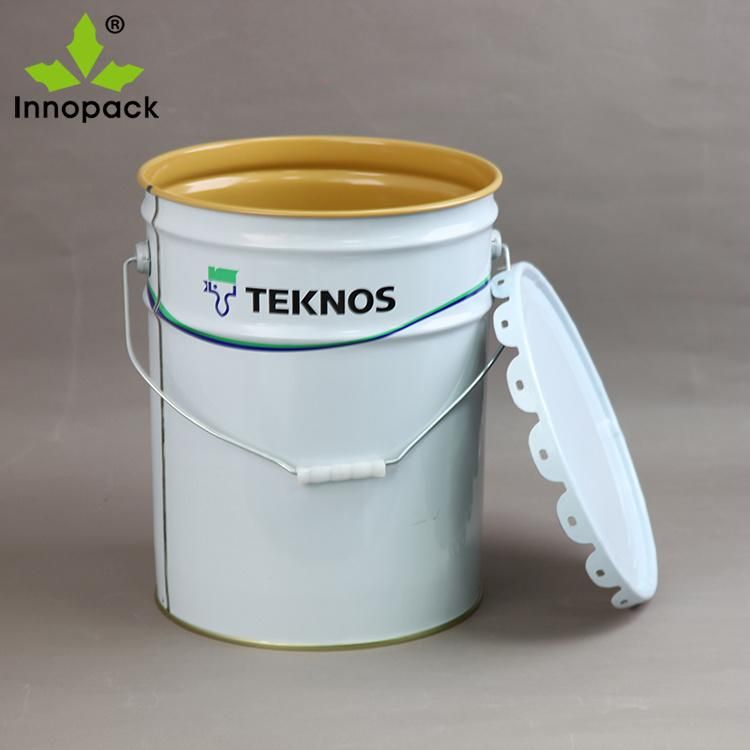 20liter 5 Gallon High Quality Metal Paint Bucket Paint Container