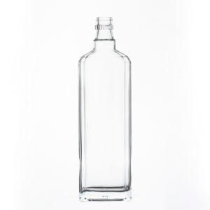 Glass Bottle Manufacturer Crystal Wine Bottle Hot Sale Clear Glass Liquor Bottle