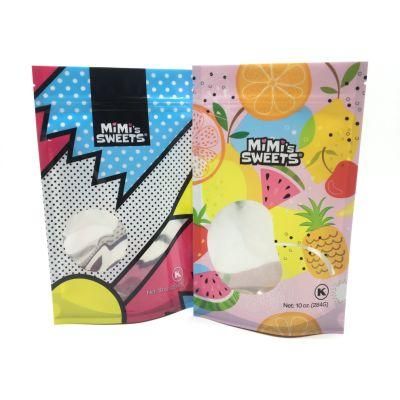 Custom Stand up Mylar Ziplock Zipper Pouch Plastic Packaging Bag for Frozen Food Fruit Packing