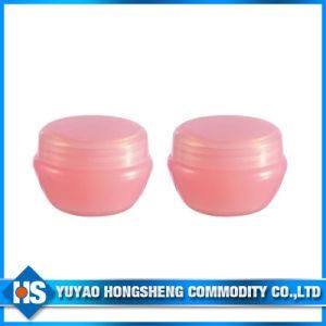 Hs-Pj-007c 20ml Oval Shape Screw Cap Plastic Jar