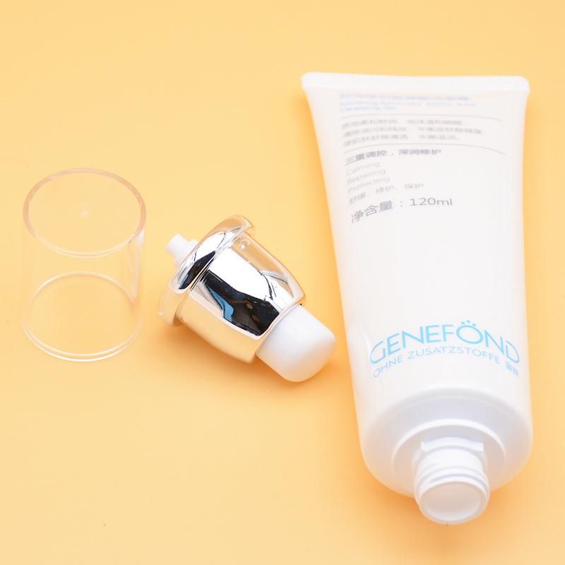 Airless Pump Packaging Tube Cosmetic Plastic Clear Plastic PE Tube