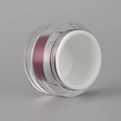 50ml Round Cosmetic Jar Hot Seller New Cosmetic Jar Beautiful Cosmetic Bottles for Sikn Care