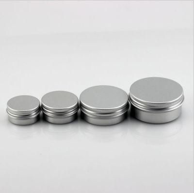 Wholesale Custom Color Metal Cosmetic Hair Gel Packaging Can Container 30ml Aluminum Round Tin Jar