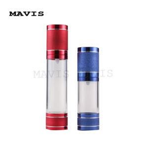 Red Airless Bottle Frosted Lotion Bottle Luxury Packaging From China