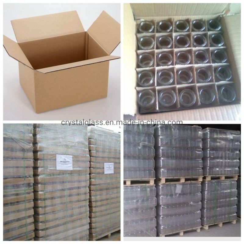 300ml 500ml Round Glass Juice Beverage Drinks Bottle with Screw Cap