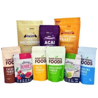 High Quality Custom Stand up Pouch Zipper Biodegradable Plastic Food Packaging Bag Made in China