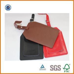 2017 Customized Logo Wholesale Genuine Leather /PVC Luggage Tag Baggage Tag (SDB-6666)
