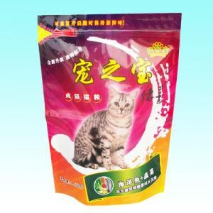 1.5kg Stand up Zip Lock Cat Resealable Food Bag, Customized Design Printing Pet Food Bag&#160;