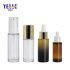 OEM Custom Eco PETG Cosmetic Packaging 30ml 20ml 10ml Plastic Lotion Dropper Bottle