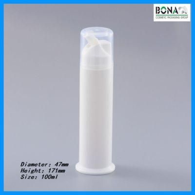 3oz White Airless Bottle Cosmetic Bottle