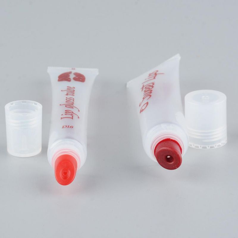 Lip Gloss Container Lipstick Cosmetic Packaging Squeeze Plastic Lipgloss Tube