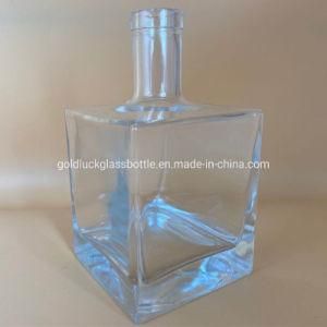 Transparent 500ml/750ml/1000ml Glass Bottle for Vodka/Whisky/Brandy