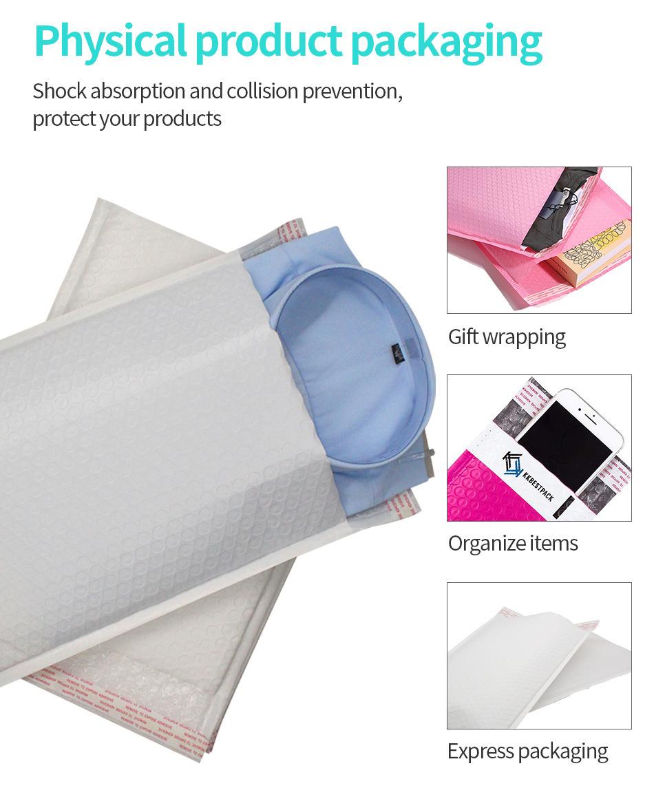 Good Quality Customized Design Package Bubble Bags Bubble Bag Packaging Padded Poly Bubble Bags for Fragile Goods
