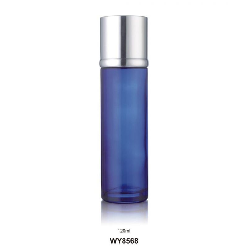 Winpack Hot Sale Empty Clear Lotion Container Glass Bottle with Wood Color Caps