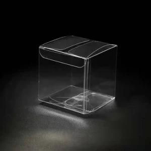 Wholesale PVC Transparent Gift with Clear Opening Plastic Packaging Packing Acetate Vinyl Cover Small Fold Box
