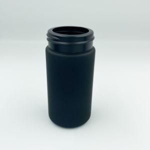 175ml Black Samll Bottle HDPE Soft-Touch Jar for Packing Container