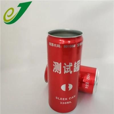 Custom Printed Aluminum Can Soft Drink Can 330ml