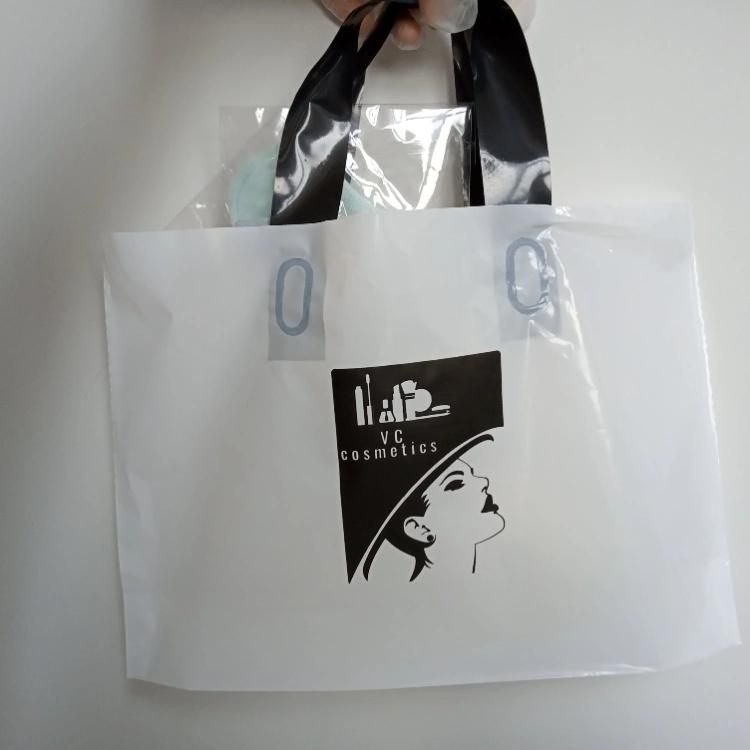 Clothes Carry Custom Printed Plastic Retail Shopping Bag with Handles