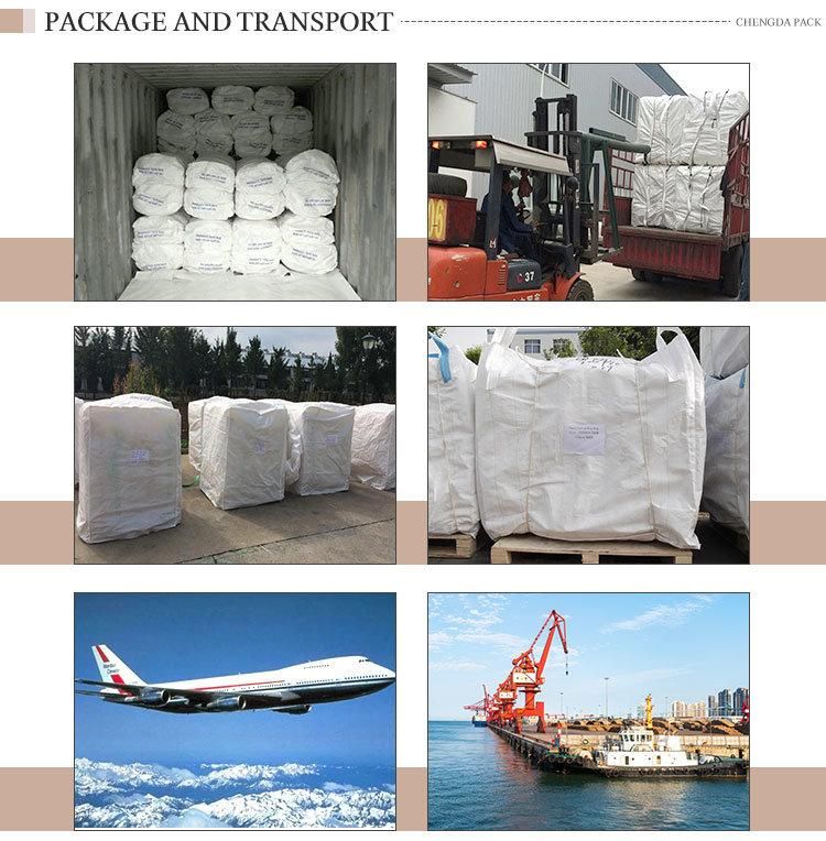 100% PP FIBC 1000kg Ton Jumbo Cement Packing Big Bulk Cooler Discharger Salt Sand Bags