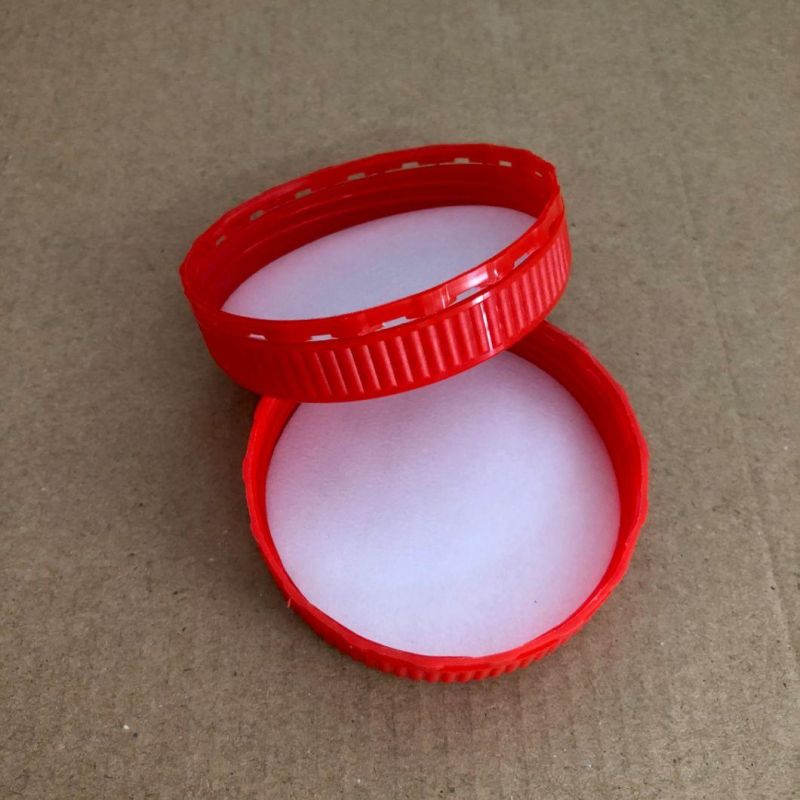 Plastic Big Cap with Striped Screw Clsure for Bottle Lids